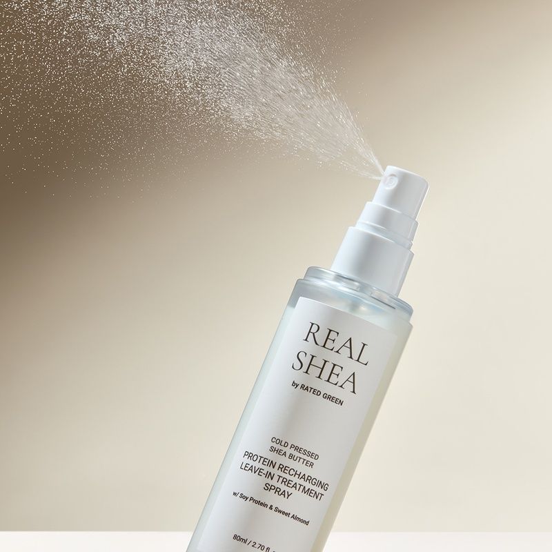 Спрей для волосся з протеїнами RATED GREEN Real Shea Protein Recharging Leave-in Treatment Spray, 80 мл 8809514550986 фото