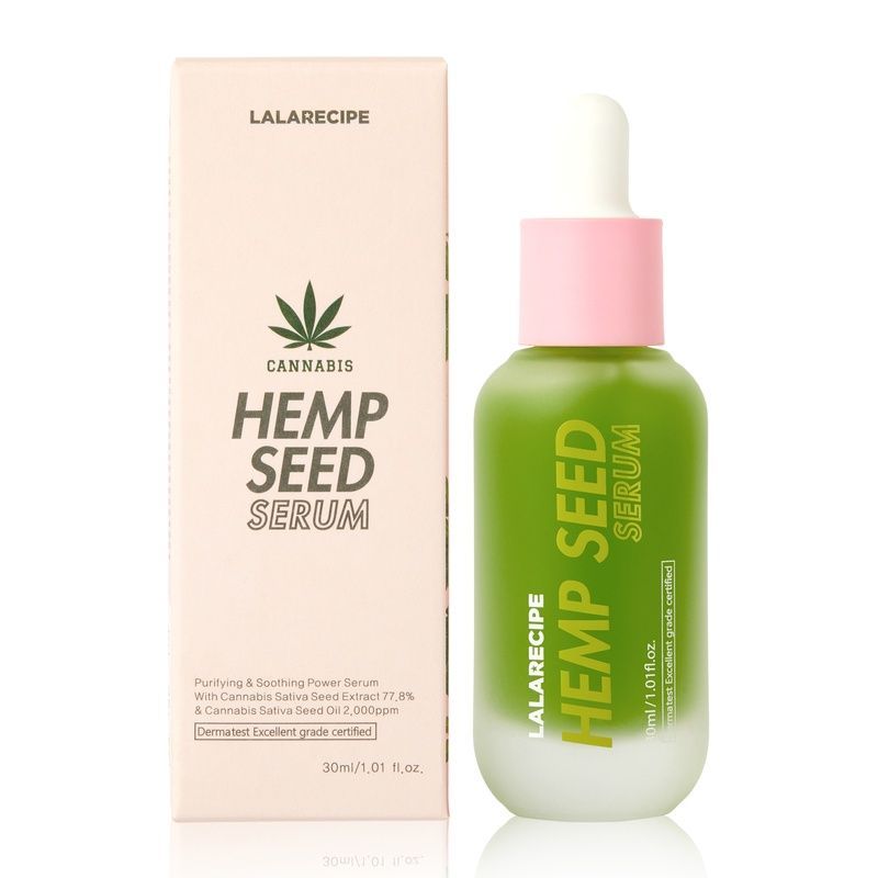 Заспокійлива сироватка для обличчя з екстрактом насіння коноплі LALARECIPE Hempseed Serum, 5 мл 792427 фото