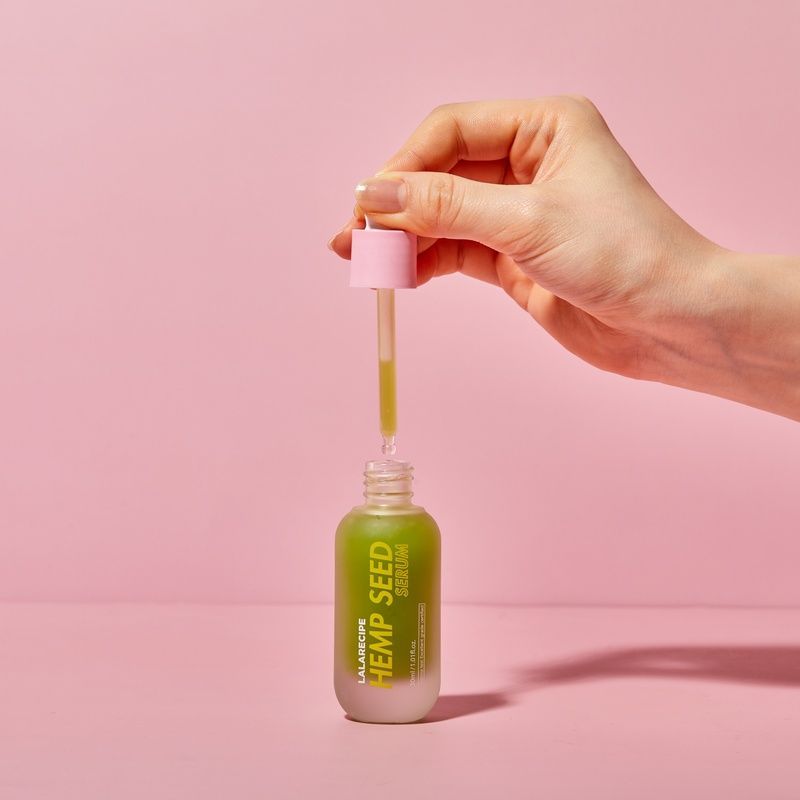Заспокійлива сироватка для обличчя з екстрактом насіння коноплі LALARECIPE Hempseed Serum, 5 мл 792427 фото