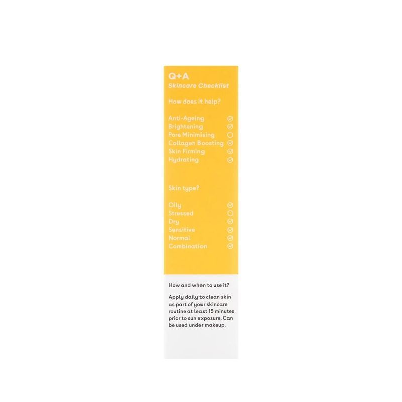 Антивіковий сонцезахисний крем для обличчя Q+A Peptide Anti-Ageing Daily Sunscreen, 50 мл 5060486267842 фото