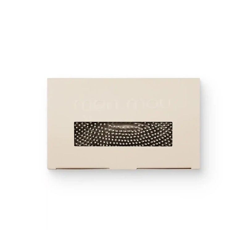 Силіконова щіточка для тіла Сіро-Бежева Mon Mou Soft Body Brush 007-08 фото