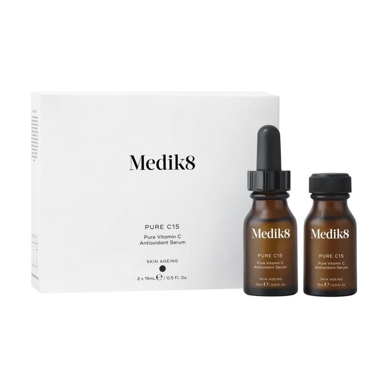 Сироватка з 15% L-аскорбіновою кислотою Medik8 Pure C15. 2 шт по 15 мл P09642 фото