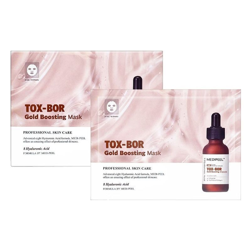 Поживна маска для підвищення пружності шкіри MEDIPEEL Tox-Bor Gold Boosting Mask, 1 шт 8809941822397 фото