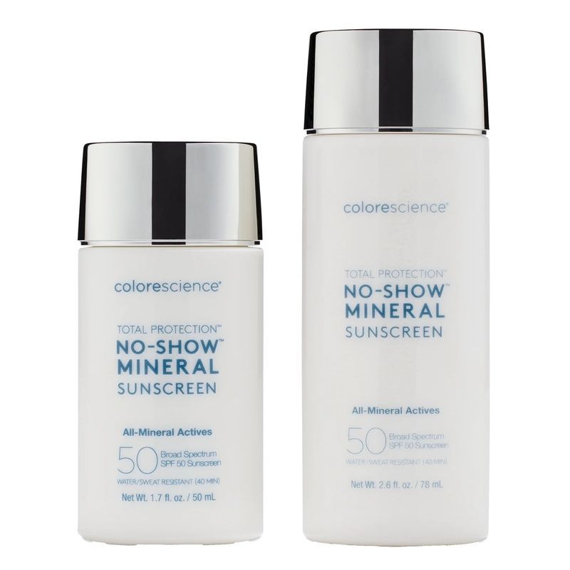 Прозорий мінеральний сонцезахисний флюїд Colorescience No-Show Mineral Sunscreen SPF 50, 50 мл 403104508 фото