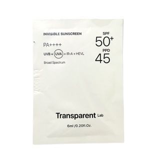 Невидимий сонцезахисний крем SPF50+ Transparent Lab Invisible Sunscreen SPF50+, 6 мл 43608/S фото