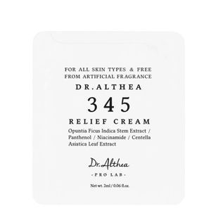 Відновлюючий крем для обличчя DR. ALTHEA 345 Relief Cream, 2 мл 8809447255545 фото