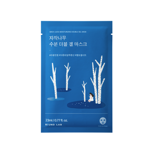 Зволожуюча гелева маска з березовим соком ROUND LAB Birch Juice Moisturizing Double Gel Mask, 1 шт 8809962542380 фото