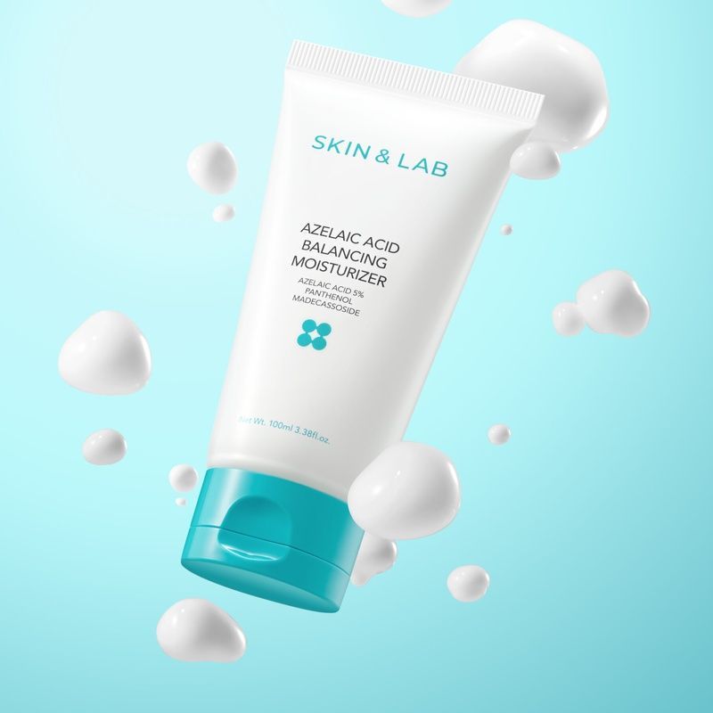 Балансувальний зволожувальний крем з азелаїновою кислотою SKIN&LAB Azelaic Acid Balancing Moisturizer, 100 мл 8809525936076 фото