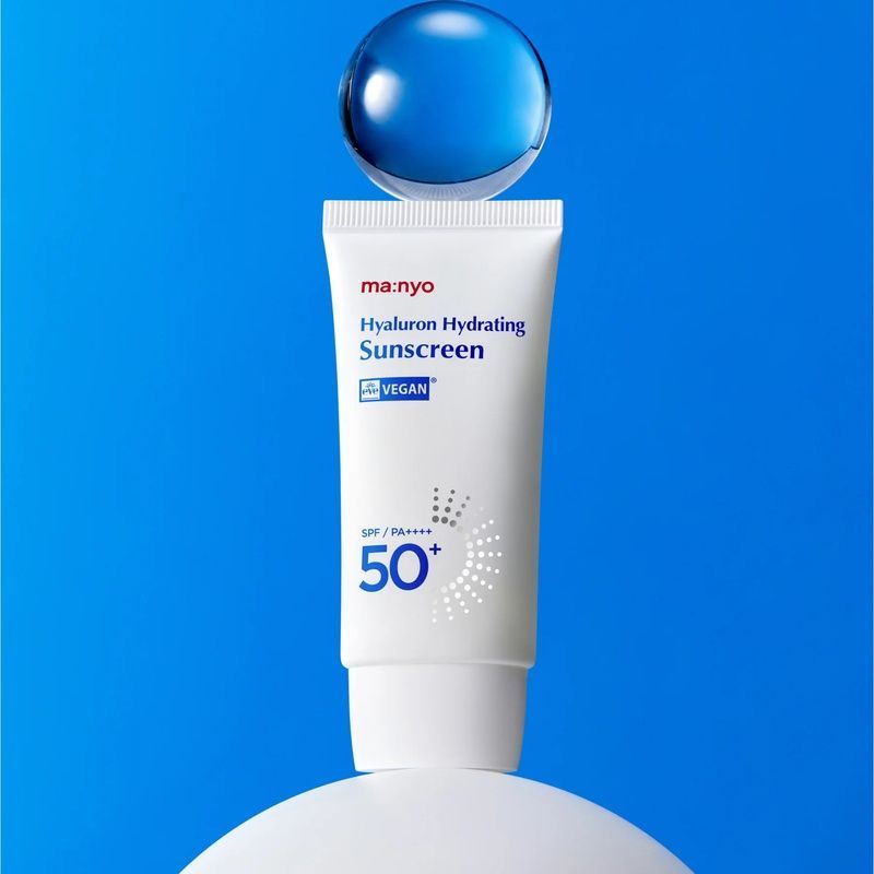 Сонцезахисний крем для обличчя Manyo Hyaluron Hydrating Sunscreen PA++++/ SPF 50+, 50 мл 000005599 фото