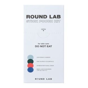 Набір мініатюр ROUND LAB Stick Pouch Kit, 12 шт*3мл 8809962540553 фото