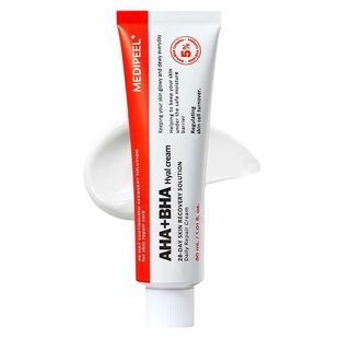 Відновлюючий крем-пілінг для обличчя Medi-Peel AHA BHA 28 Days Hyal Cream, 30 мл 8809409348667 фото