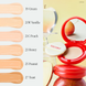 Cяючий тональний кушон - персиковий TOCOBО Apple Dewy Fit Cushion 21C Peach, 15 г TOC051 фото 2