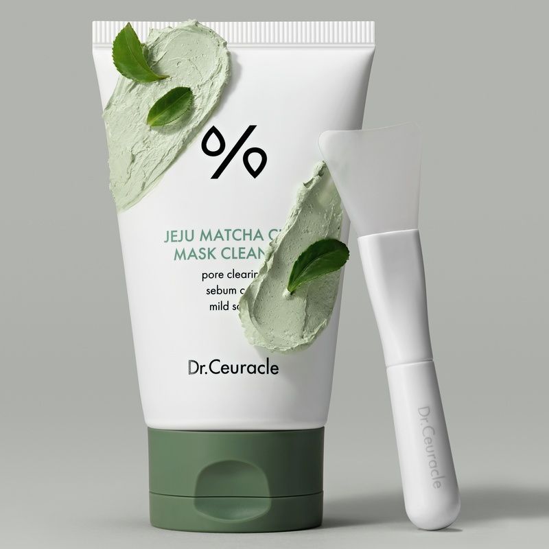 Очищувальна глиняна маска з чаєм Матча Dr.Ceuracle Jeju Matcha Clay Mask Cleanser, 120 мл 8806133617205 фото