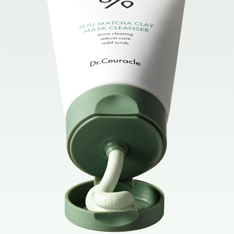 Очищувальна глиняна маска з чаєм Матча Dr.Ceuracle Jeju Matcha Clay Mask Cleanser, 120 мл 8806133617205 фото