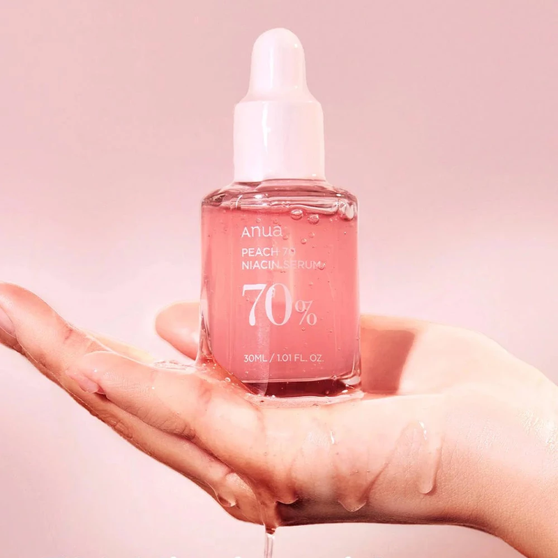 Зволожуюча матуюча сироватка з екстрактом персика та ніацинамідом ANUA Peach 70% Niacinamide Serum, 30 мл 8809640733550 фото
