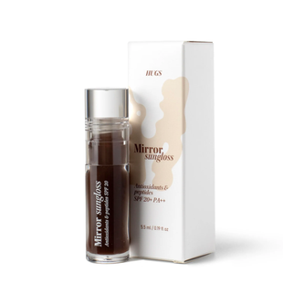 Сонцезахисний блиск для губ Hugs Mirror Sungloss Cold Brew SPF 20+ PA++, 5.5 мл 8076754335 фото
