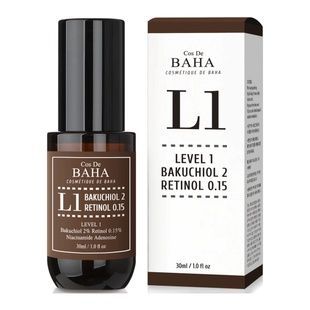 Сиворотка із бакучіолом та ретинолом Cos De BAHA L1 Bakuchiol & Retinol Serum, 30 мл 655689 фото