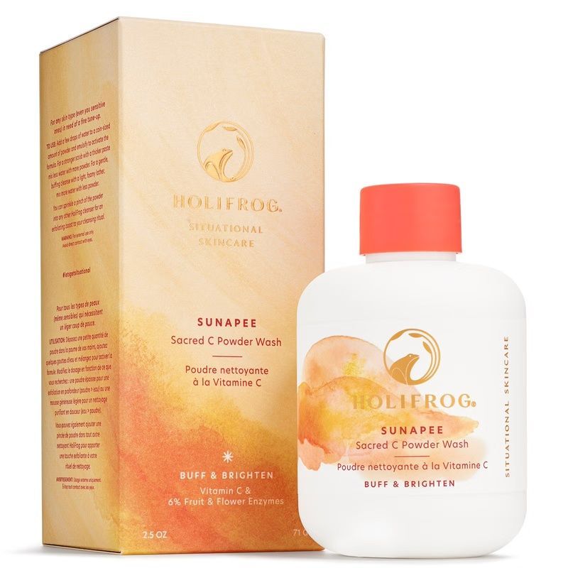 Освітлююча ензимна пудра для вмивання Holifrog Sunapee Sacred-C Brightening Powder Wash, 71 г 644216182572 фото