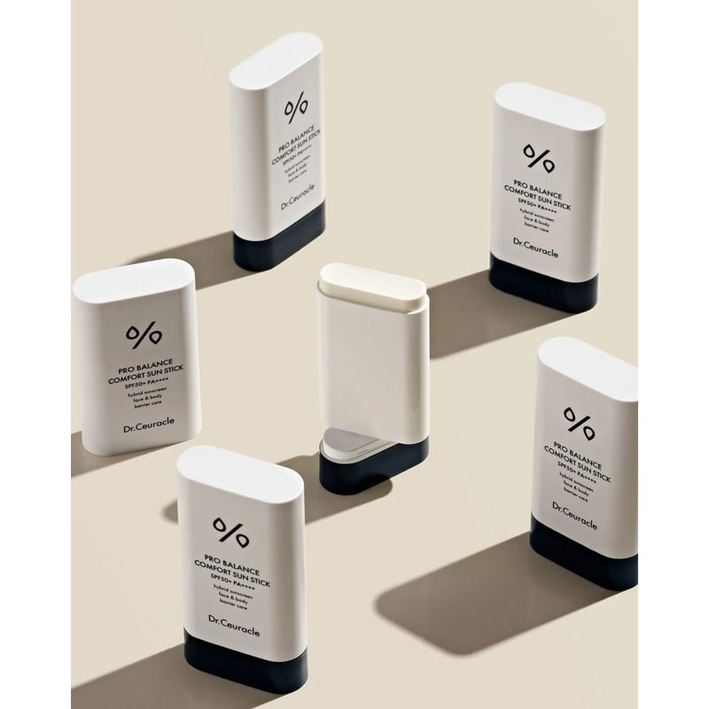 Сонцезахисний стік з пробіотиками для обличчя та тіла Dr. Ceuracle Pro Balance Comfort Sun Stick SPF50+ PA++++, 18 г 8806133616307 фото