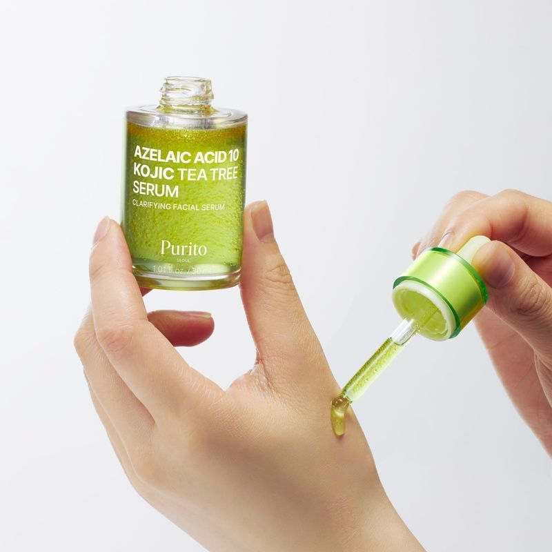 Сироватка з азелаїновою кислотою та чайним деревом Purito Seoul Azelaic Acid 10 Kojic Tea Tree Serum, 30 мл 8809563103980 фото