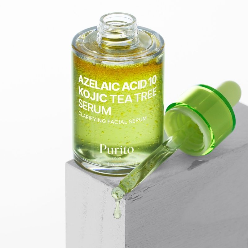 Сироватка з азелаїновою кислотою та чайним деревом Purito Seoul Azelaic Acid 10 Kojic Tea Tree Serum, 30 мл 8809563103980 фото