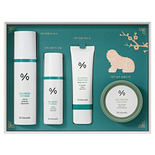 Набір для комплексного догляду за шкірою обличчя Dr.Ceuracle Green Essential Set, 4 в 1 8806133616604 фото