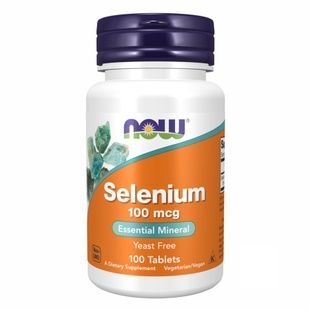 Селен NOW Selenium 100 mcg таблетки, 100 шт 733739014801 фото