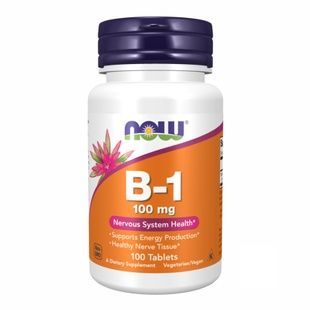 Вітамін В1 NOW Vitamin B1 100 mg таблетки, 100 шт 733739004468 фото
