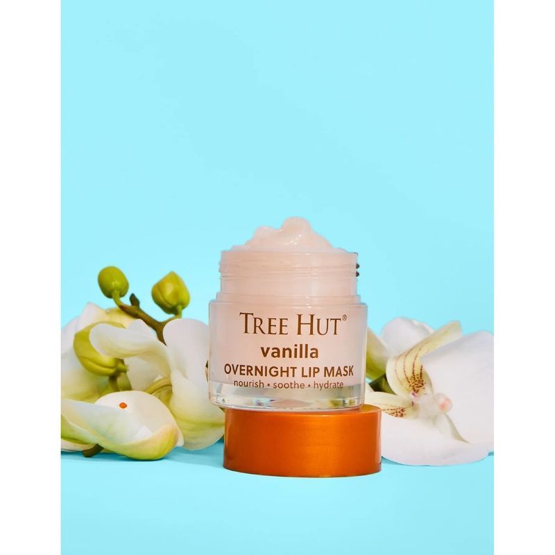 Нічна маска для губ Tree Hut Vanilla Overnight Lip Mask, 17 г 075371021299 фото