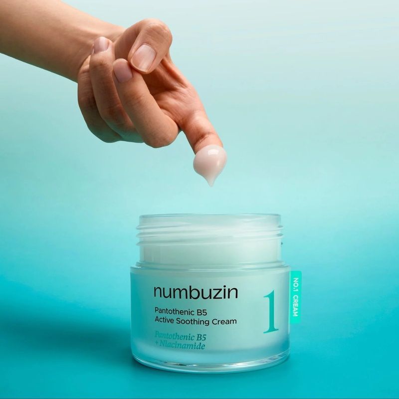 Заспокійливий крем для обличчя Numbuzin №1 Pantothenic B5 Active Soothing Cream, 80 мл 8809652583228 фото