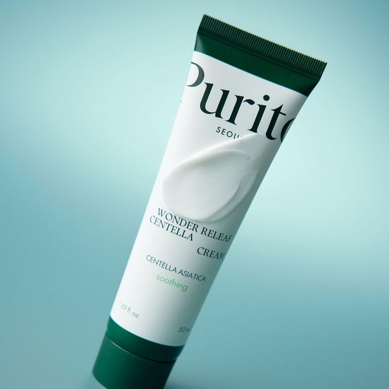 Заспокійливий крем з центеллою Purito Seoul Wonder Releaf Centella Cream, 50 мл 8809563102464 фото
