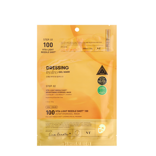 2-етапна освітлююча гідрогелева маска для обличчя VT Cosmetics Vita-Light Reedle Shot 100 2step Hydrogel Mask, 1 шт VTC031 фото