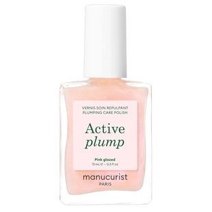 Лак для нігтів з колагеном з перламутровим ніжно-рожевим фінішем Manucurist Active&trade; Plump Pink Glazed, 15 мл 3662263222406 фото