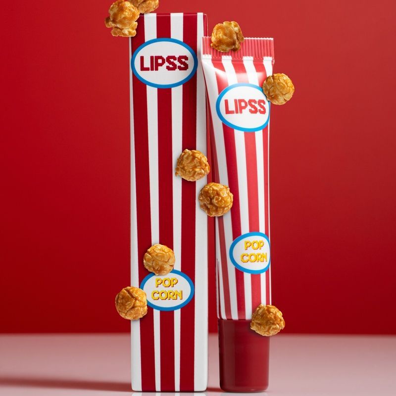 Блиск для губ LIPSS Popcorn, 8 мл 4820276880559 фото