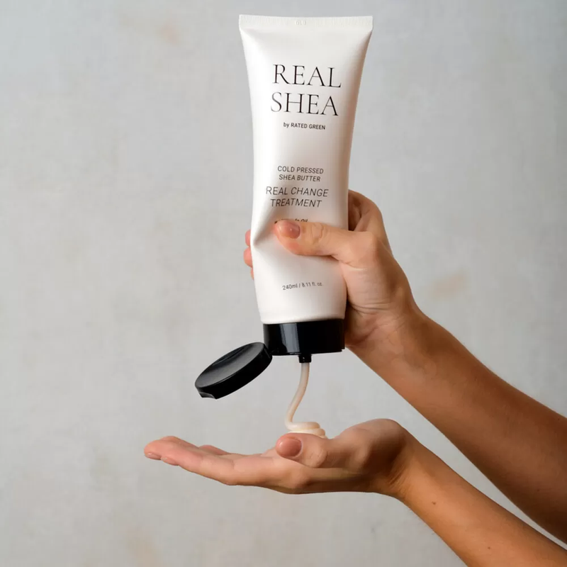 Живильна маска для волосся з маслом ши RATED GREEN Real Shea Cold Pressed Shea Butter Real Change Treatment, 240 мл 8809514550016 фото