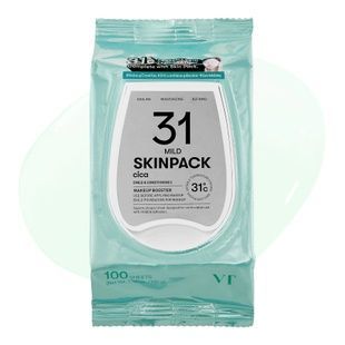 Заспокійливі маски-пади для обличчя VT Cosmetics Skin Pack Mild, 100 шт 8803463010416 фото