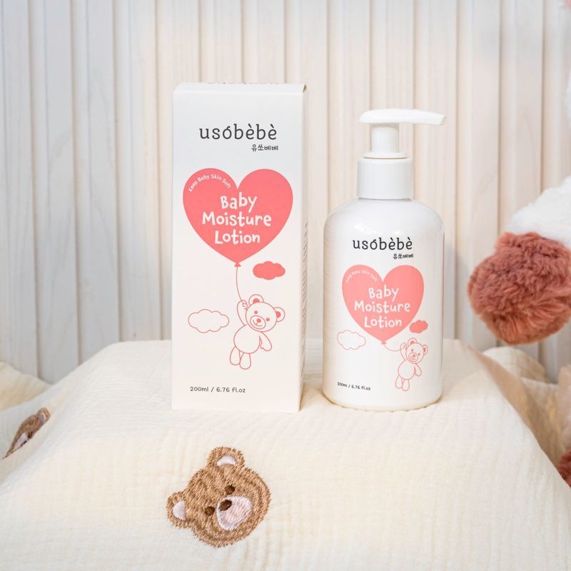 Дитячий зволожуючий лосьйон для тіла USOBEBE Baby Moisture Lotion, 200 мл 8809801695260 фото