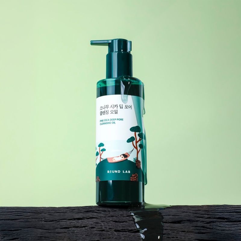 Гідрофільна олія для глибокого очищення пор ROUND LAB Pine Cica Deep Pore Cleansing Oil, 200 мл 8809962542892 фото