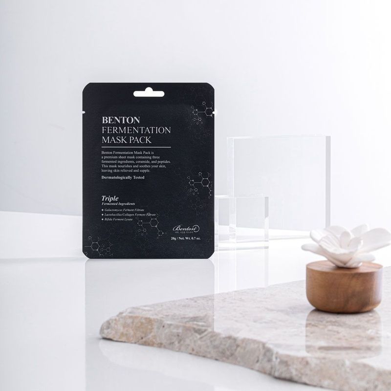 Маска з ферментованими компонентами і пептидами Benton Fermentation Mask Pack, 20 мл 8809566990631 фото