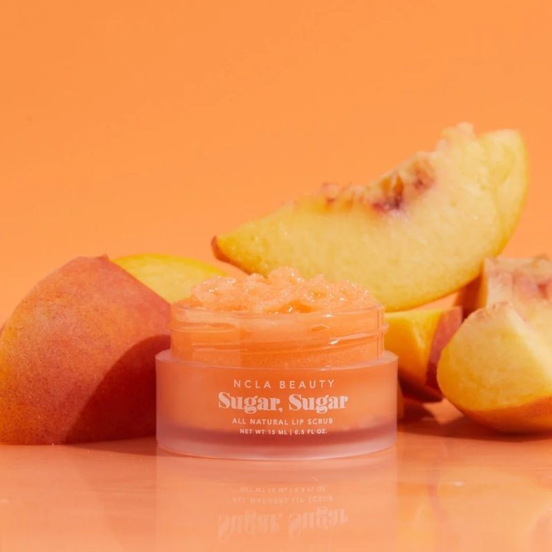Цукровий скраб для губ &laquo;Персик&raquo; NCLA Beauty Sugar, Sugar - Peach, 15 мл 672975277338 фото