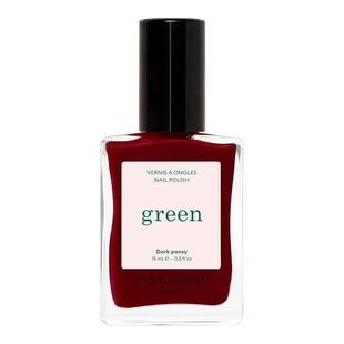 Лак для нігтів з бордовим відтінком Manucurist Green&trade; Dark Pansy, 15 мл 3662263330064 фото