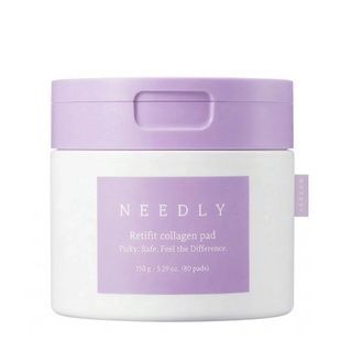Тонер-педи з колагеном для зволоження та пружності Needly Retifit Collagen Pad, 80 шт 8809455424155 фото
