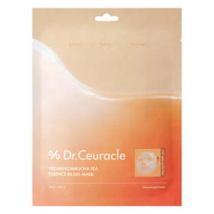 Веганська гідрогелева маска з екстрактом комбучі Dr.Ceuracle Vegan Kombucha Tea Essence in Gel Mask, 1 шт 8806133616994 фото