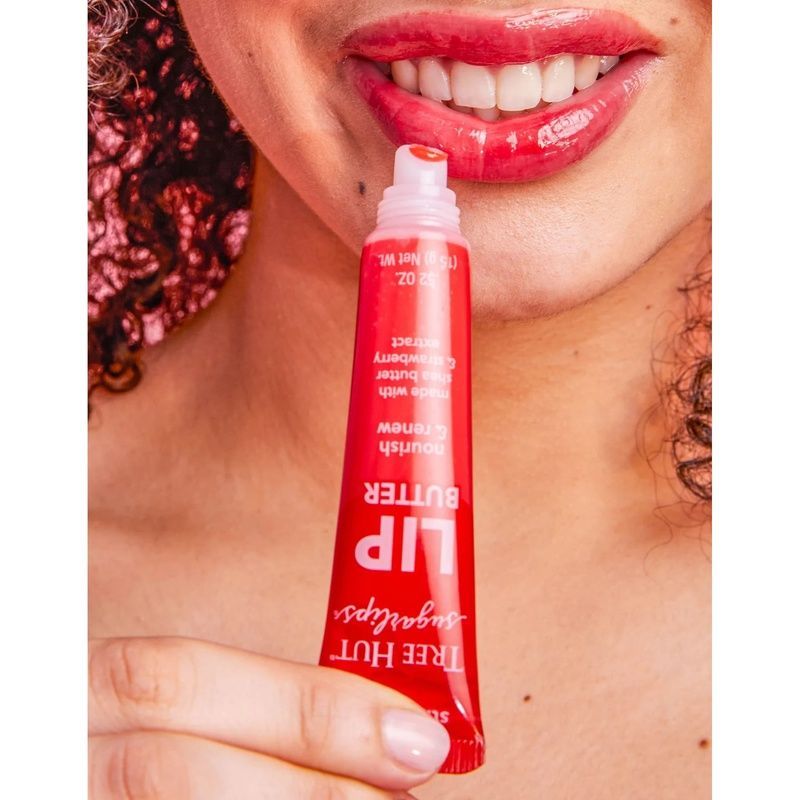 Баттер для губ Tree Hut Strawberry Sugarlips Lip Butter, 15 г 075371021237 фото