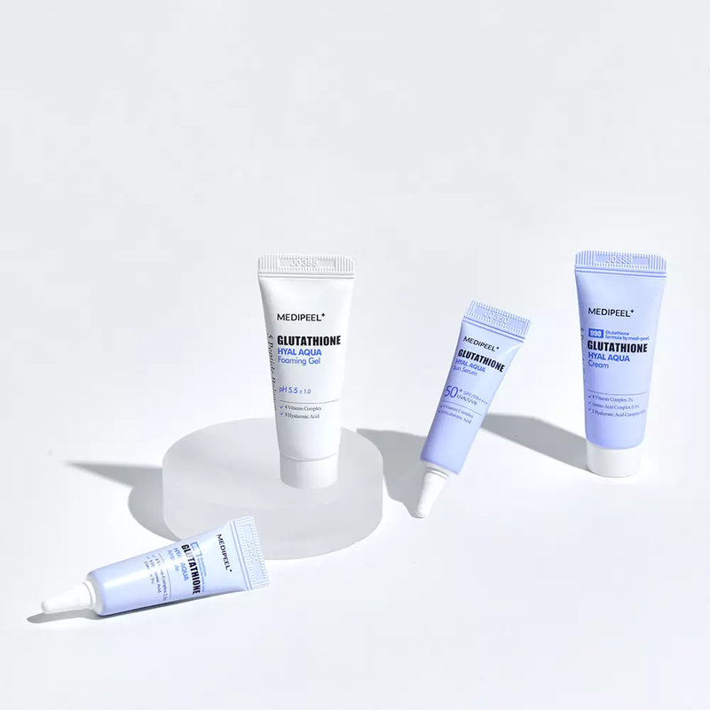 Набір мініатюр зволожувальних засобів з глутатіоном Medi-Peel Glutathione Hyal Aqua Trial Kit 000005380 фото