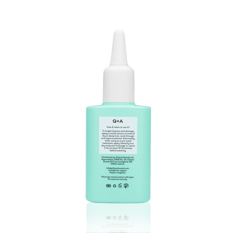 Живильна олія для волосся та шкіри голови Q+A Nouroshing Scalp+Hair Oil, 50 мл 5060486268900 фото