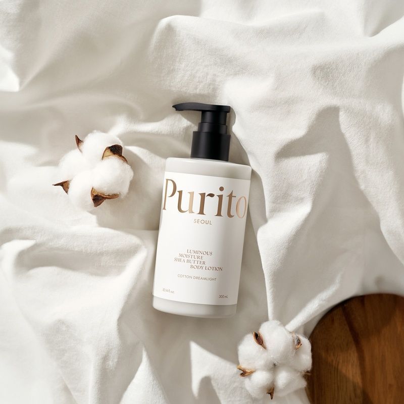 Зволожуючий лосьйон для тіла з маслом ши Purito Seoul Luminous Moisture Shea Butter Body Lotion Cotton Dreamlight, 300 мл 8809563103782 фото
