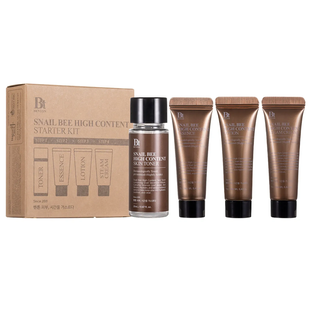Набір з муцином равлика та бджолиною отрутою Benton Snail Bee High Content Starter Kit, 4 в 1 8809566992932 фото