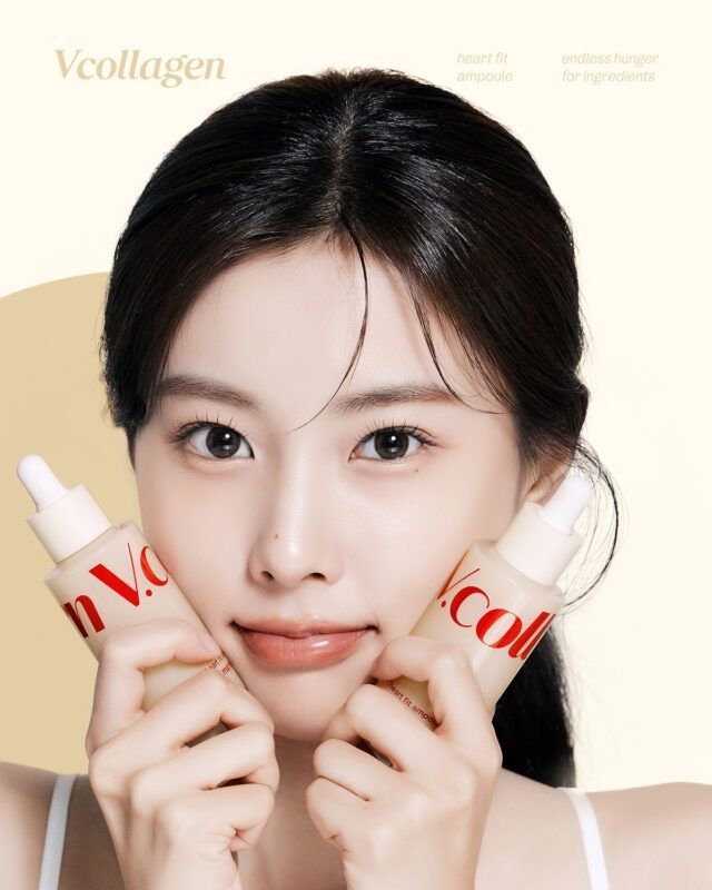 Мініатюра сироватки антивікової з колагеном Manyo V.collagen Heart Fit Ampoule, 8 мл 000005097 фото