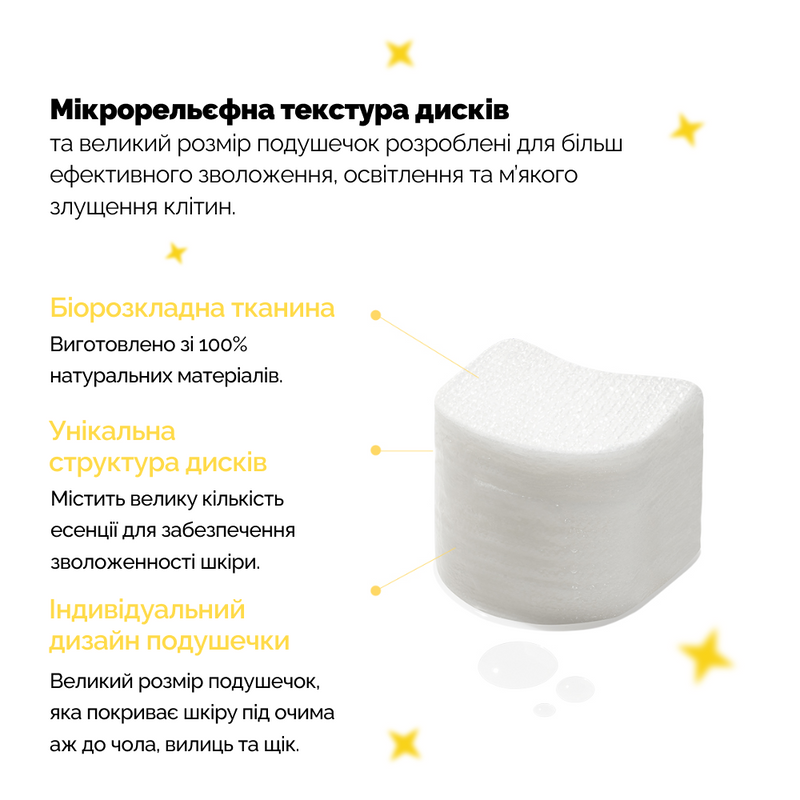 Зволожувальні тонер-педи для сяйва шкіри Needly Vita C Glow Jelly Pad, 5 мл * 2 шт 8809455422502 фото